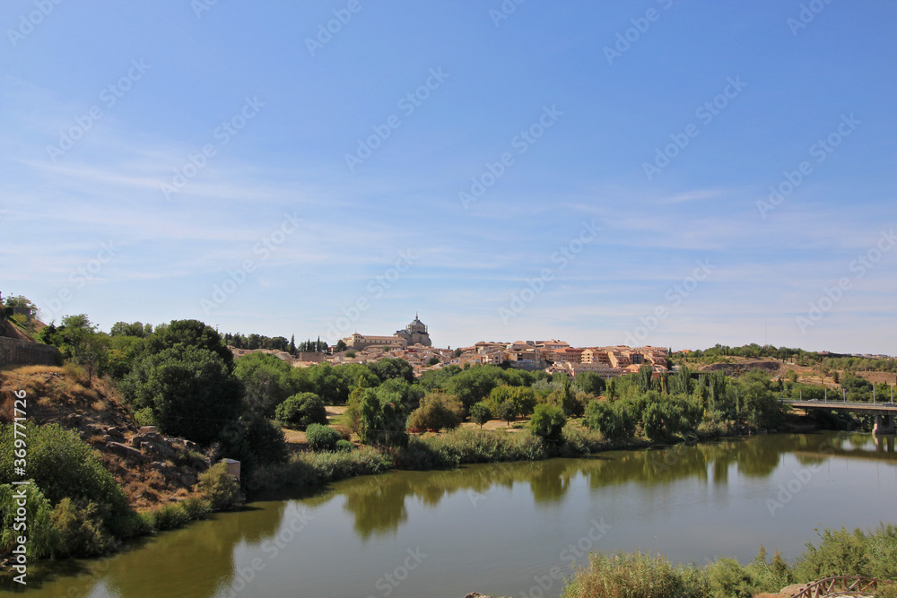 Toledo and the River Tagus from the Puente de Alcantara