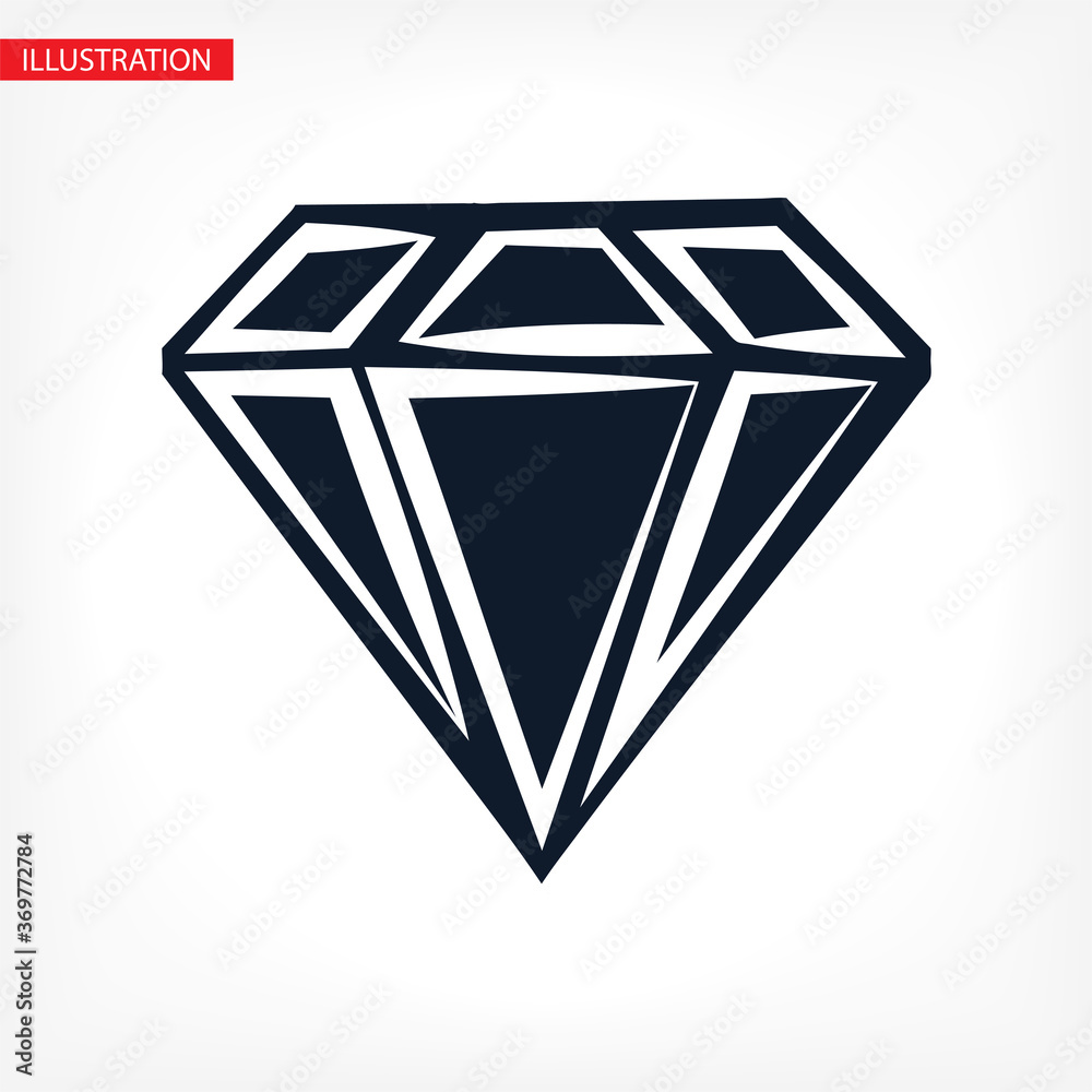Diamond Icon Vector. Simple flat symbol. Icon Vector Perfect Black pictogram Icon Vector illustration on white Icon Vector background. Diamond Icon Vector. Simple flat symbol. Icon Vector Perfect Black pictogram Icon Vector illustration on white Icon Vector background.