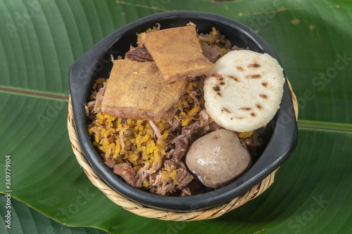 Suckling pig, typical dish of the Colombian region of Tolima photo