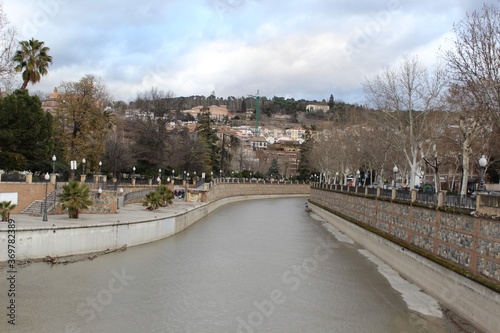 river in the city