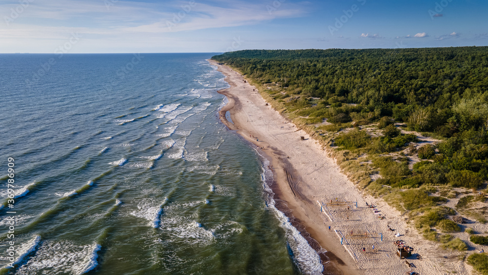 Baltic sea near Giruliai
