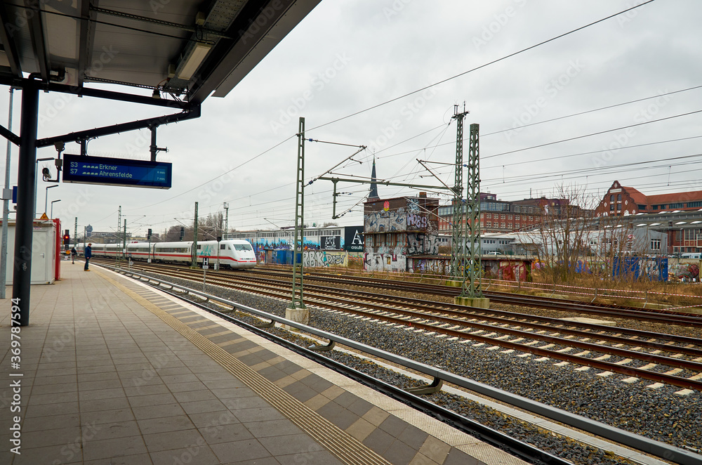 Germany. Berlin. Metro station in Berlin. February 17, 2018