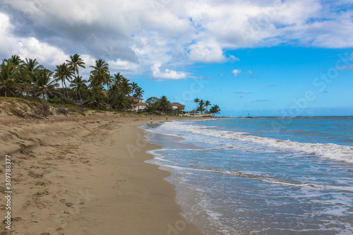 Golden sand beach, Dominican Republic, Caribbean