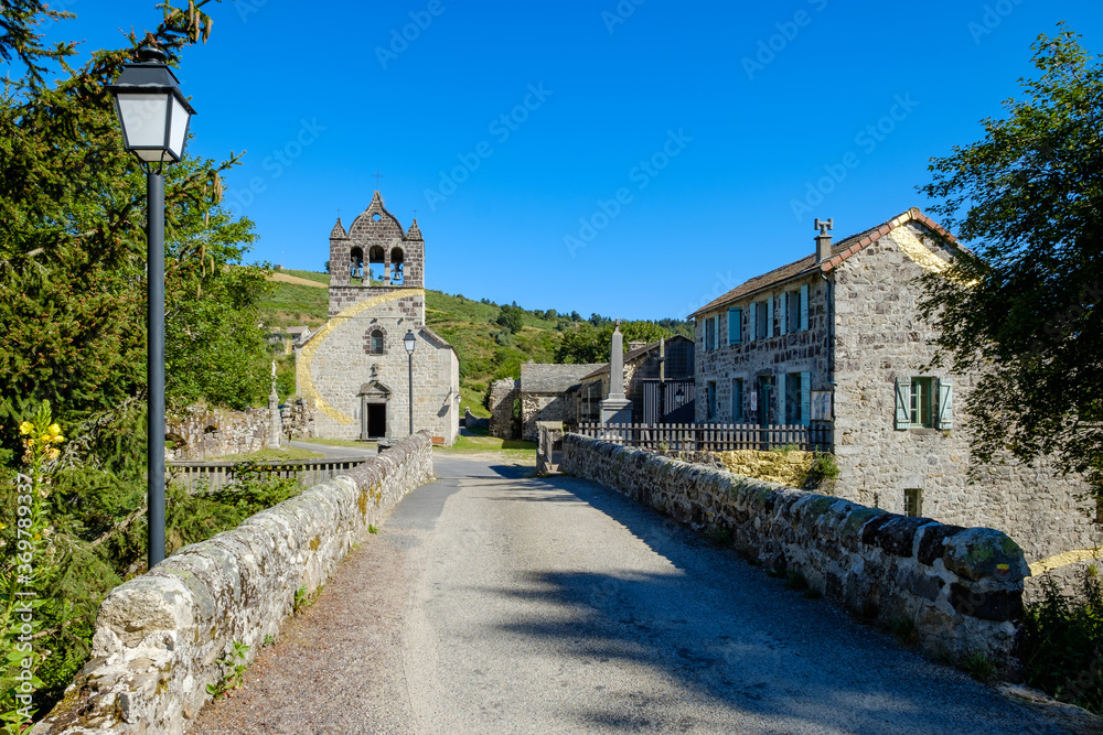 France, Ardèche (07), l 'Abbaye cistercienne de Mazan.