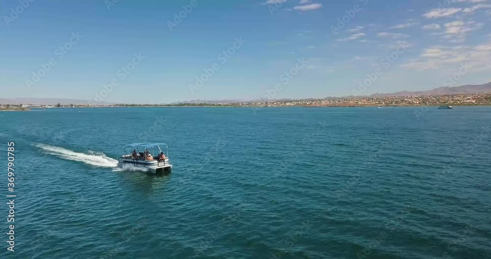 Pontoon Boat Party on The Lake