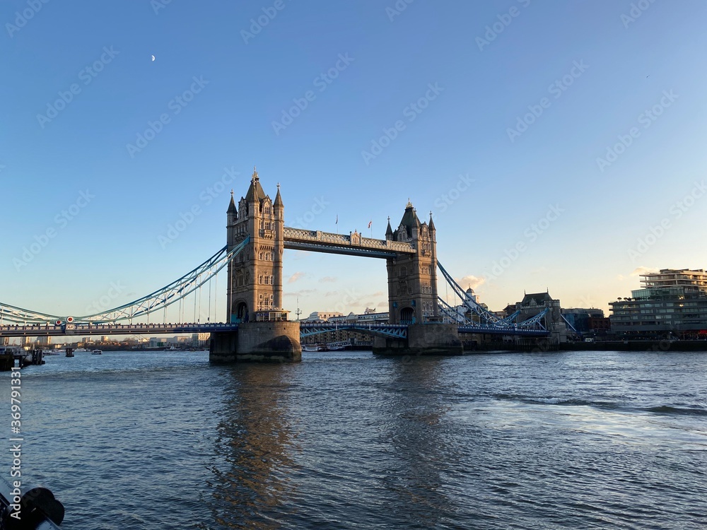 Fototapeta premium Tower Bridge, London, UK, during daylight.