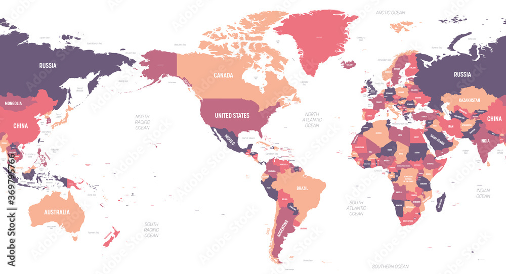World Map America Centered High Detailed Political Map Of World With 1000 F 369795766 IZBsIRNJ0n71Can8rxCNd6BF4VUdvsvT