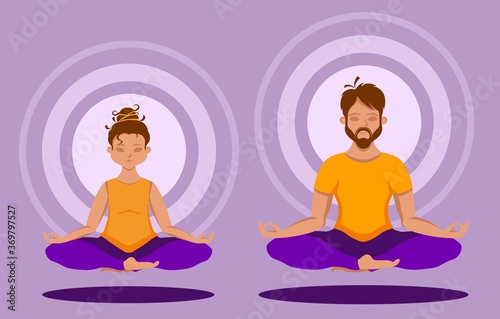 Couple meditating. Couple meditation. Couple yoga. Yoga together.