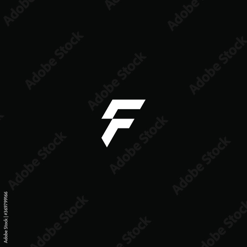 f letter vector logo abstract photo