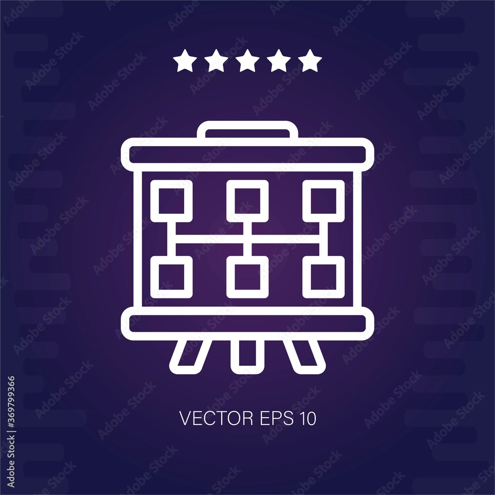 presentation vector icon modern illustration presentation vector icon modern illustration
