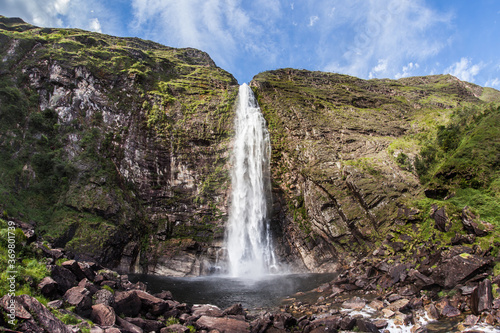 Casca D anta waterfalls - Serra da Canastra National Park - Minas Gerais - Brazil