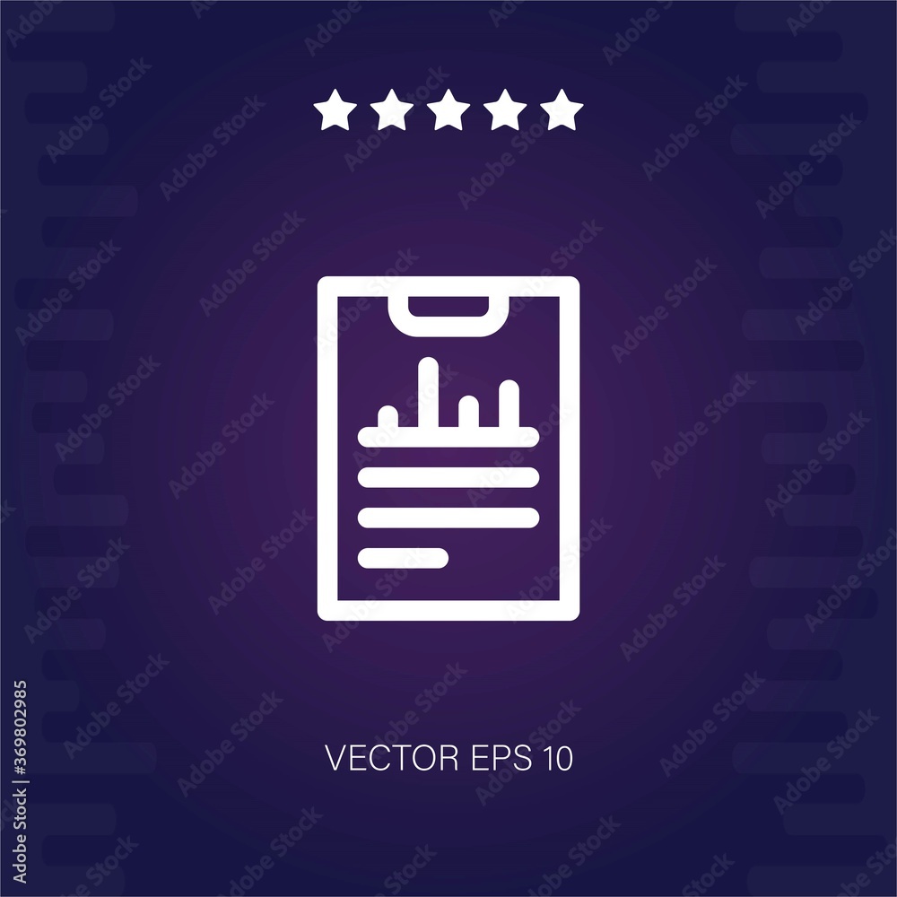 report vector icon modern illustration report vector icon modern illustration