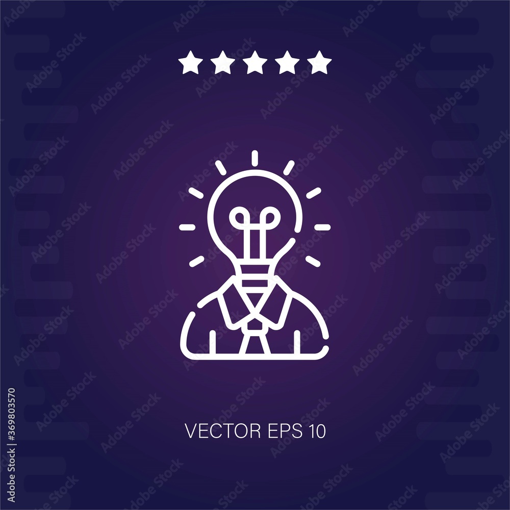 intelligence vector icon modern illustration intelligence vector icon modern illustration