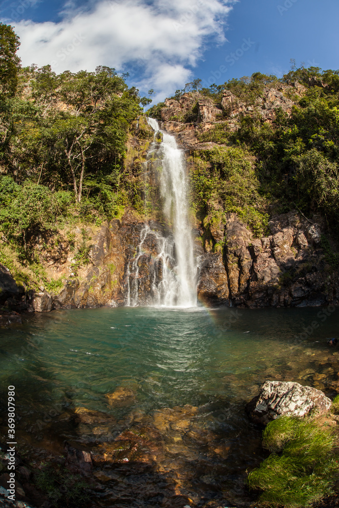 Fototapeta premium Serra Azul Waterfall - Nobres - Mato Grosso - Brazil