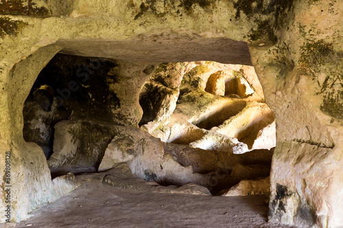 Archaeological Sights of  Latomia dell Intagliata in Palazzolo Acreide, Province of Syracuse, Italy.  photo