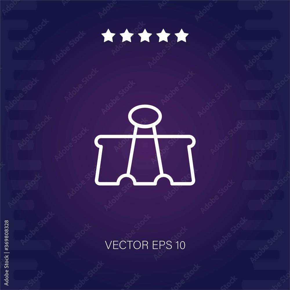 clip vector icon modern illustration clip vector icon modern illustration