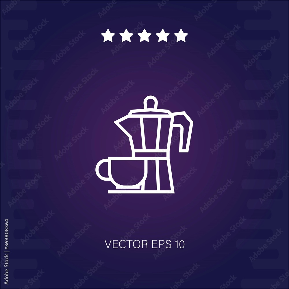 coffee break vector icon modern illustration coffee break vector icon modern illustration