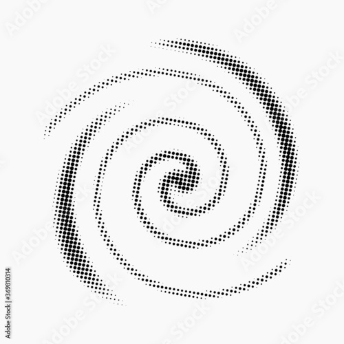 Design whirlwind abstract monochrome swirl vector creative template, card, symbol, logo design 