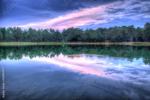 Blue hour reflections