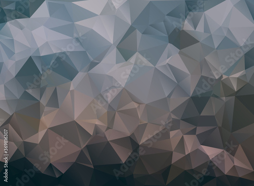 Dark abstract background polygon