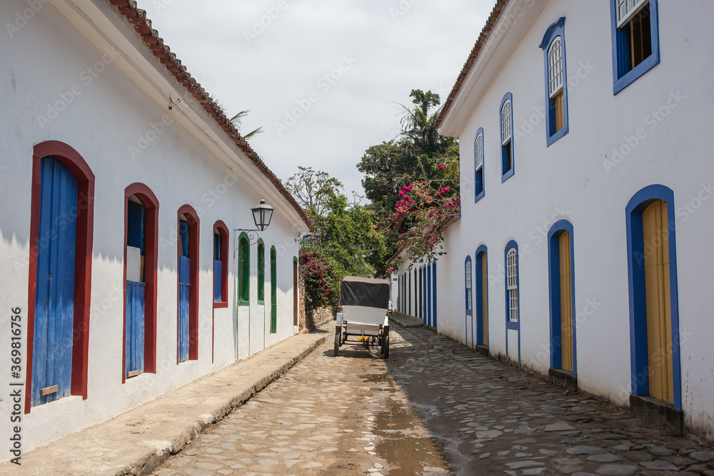 Antique architecture and street in the city of Paraty - Rio de Janeiro - Brazil Antique architecture and street in the city of Paraty - Rio de Janeiro - Brazil