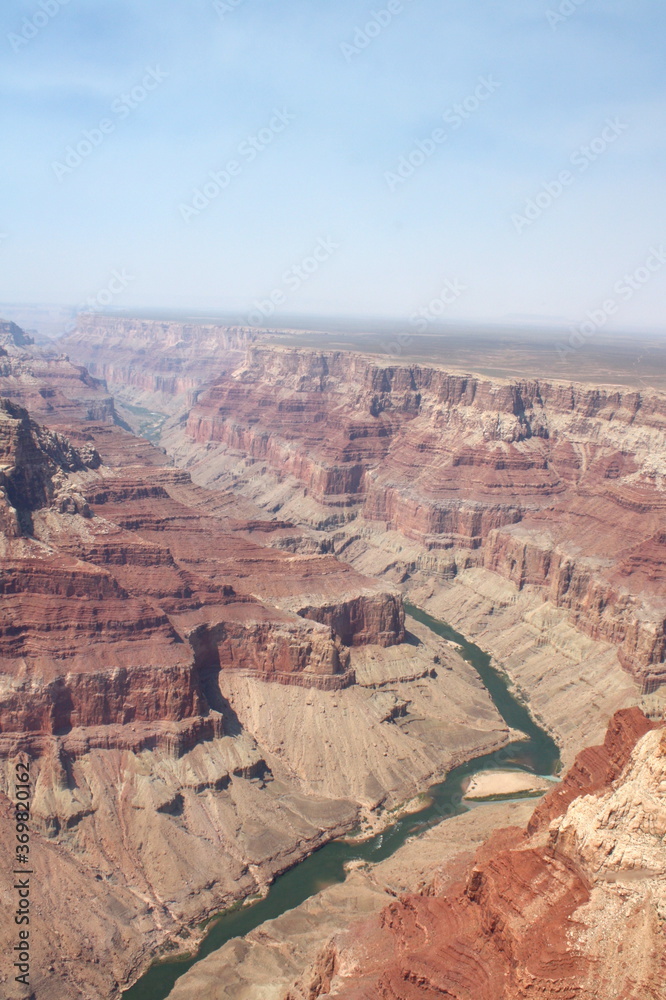 Aerial landscape view of Colorado river in Grand canyon, Arizona, America, USA. Aerial landscape view of Colorado river in Grand canyon, Arizona, America, USA.