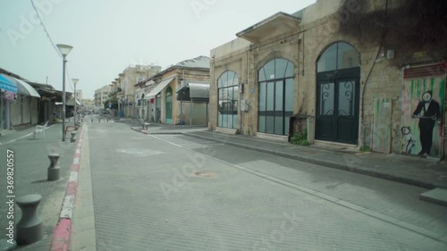 Wallpaper Mural Tel Aviv city during COVID-19 quarantine  Torontodigital.ca