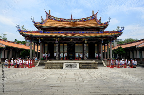 Taipei Taiwan - Ceremony at Taipei Confucius Temple