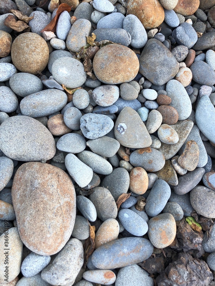Stones and pebbles