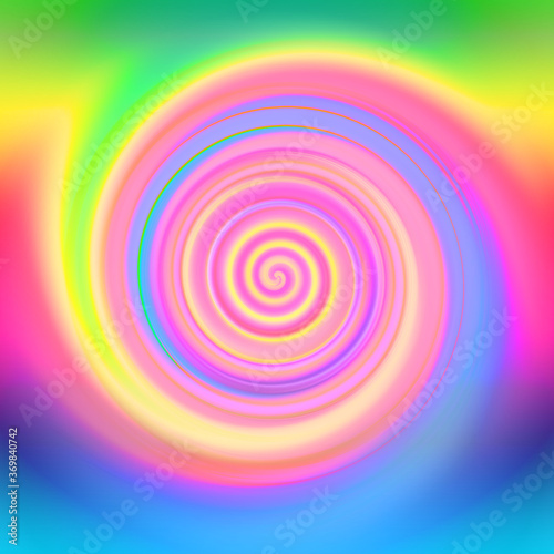 An abstract psychedelic spiral background image. © Brothers Welch