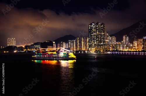 Hong Kong Victoria Harbour at night © Betty Rong