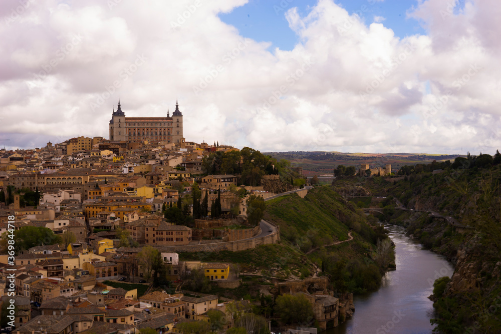 View of the city of toledo in Spain