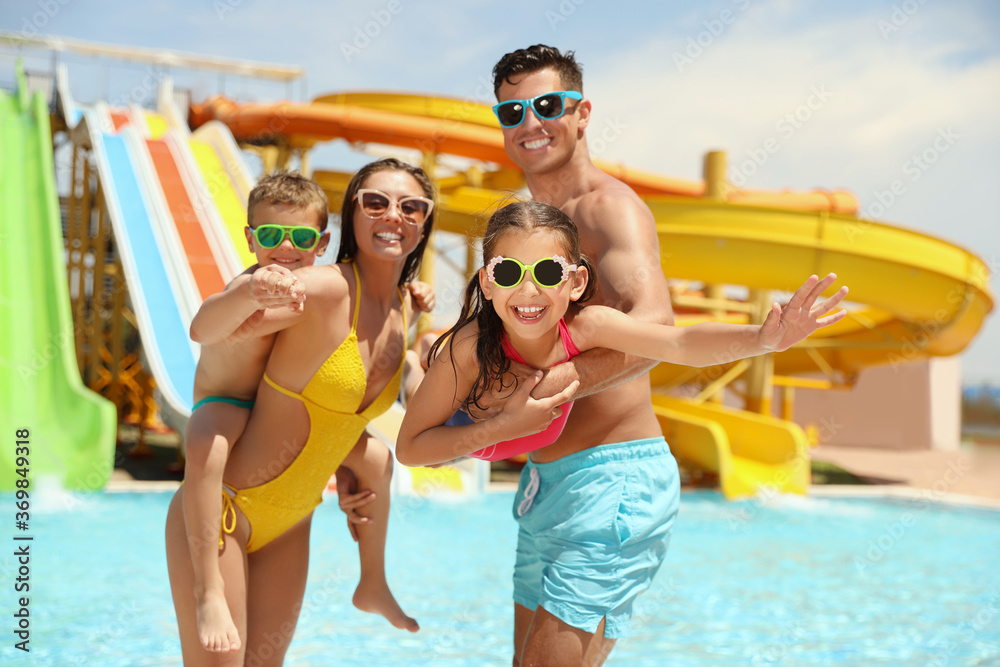 © New Africa - Happy family at water park. Summer vacation © New Africa - Happy family at water park. Summer vacation