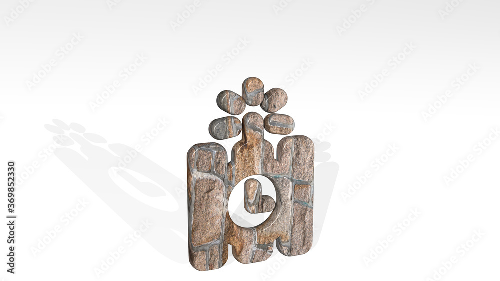 bomb explosive casting shadow with two lights. 3D illustration of metallic sculpture over a white background with mild texture. explosion and black bomb explosive casting shadow with two lights. 3D illustration of metallic sculpture over a white background with mild texture. explosion and black
