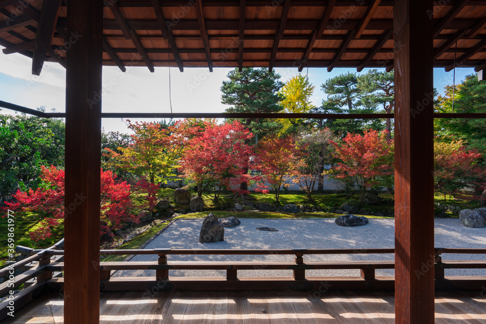 京都　相国寺の紅葉