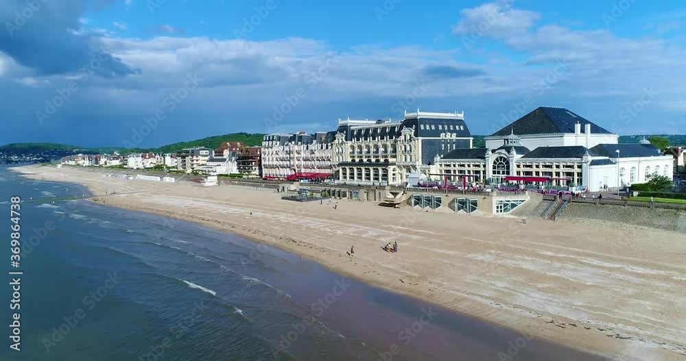 Aerial view of Cabourg in Normandy Aerial view of Cabourg in Normandy