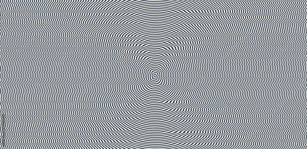 Abstract circular striped background. Pattern with optical illusion. 3D geometrical vector illustration. Abstract circular striped background. Pattern with optical illusion. 3D geometrical vector illustration.