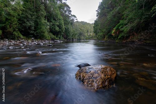 The Hellyer River in Tasmania's wild Tarkine region photo