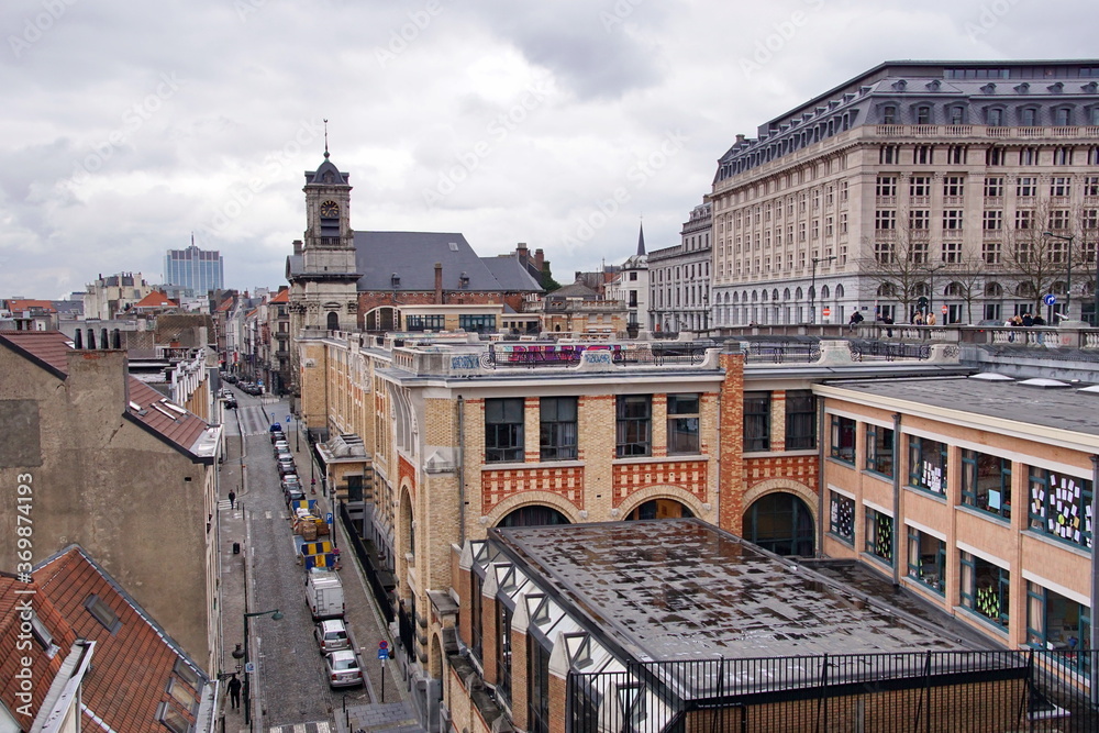 Naklejka premium Saint John and Saint Stephen Church in Brussels - Belgium