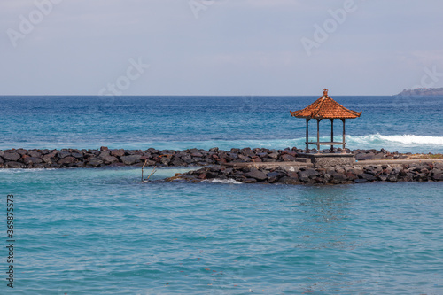 Ocean views from Candidasa, Karangasem, Bali Island, Indonesia