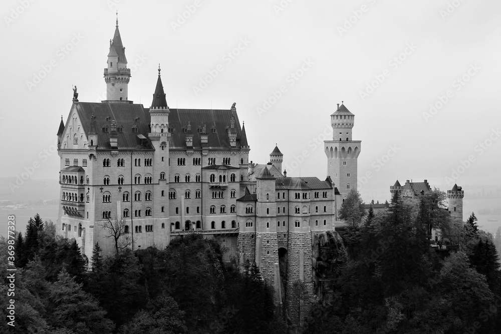 castle in the evening