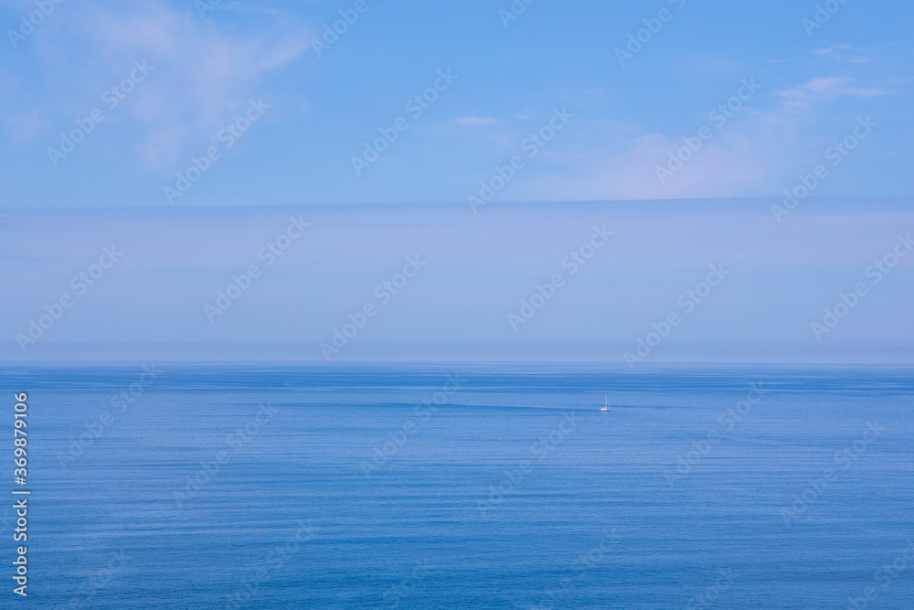 The Irish Sea on a sunny day, summer time.