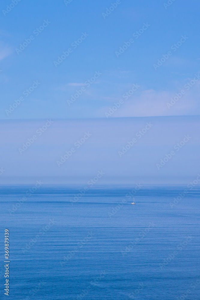 Obraz premium The Irish Sea on a sunny day, summer time.