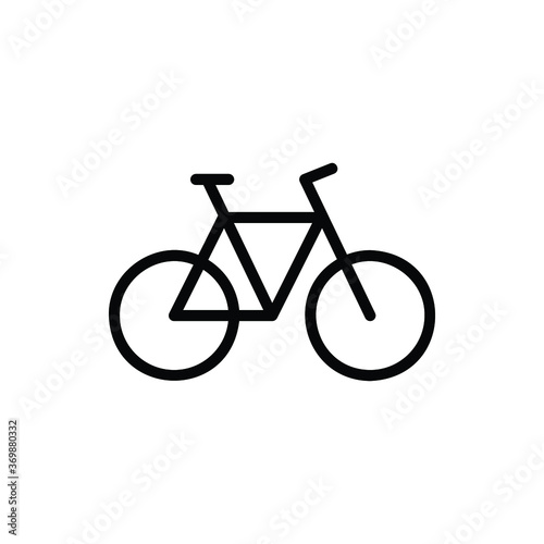 Bike, Cycle, Bicycle, Sport Icon Logo Vector Isolated. Public Transportation Icon Set. Editable Stroke and Pixel Perfect.