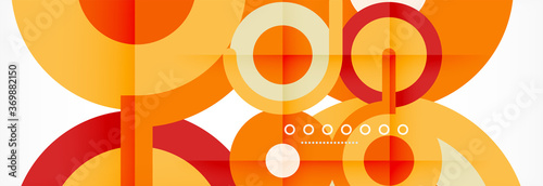 Circles and lines abstract background for covers, banners, flyers and posters and other templates