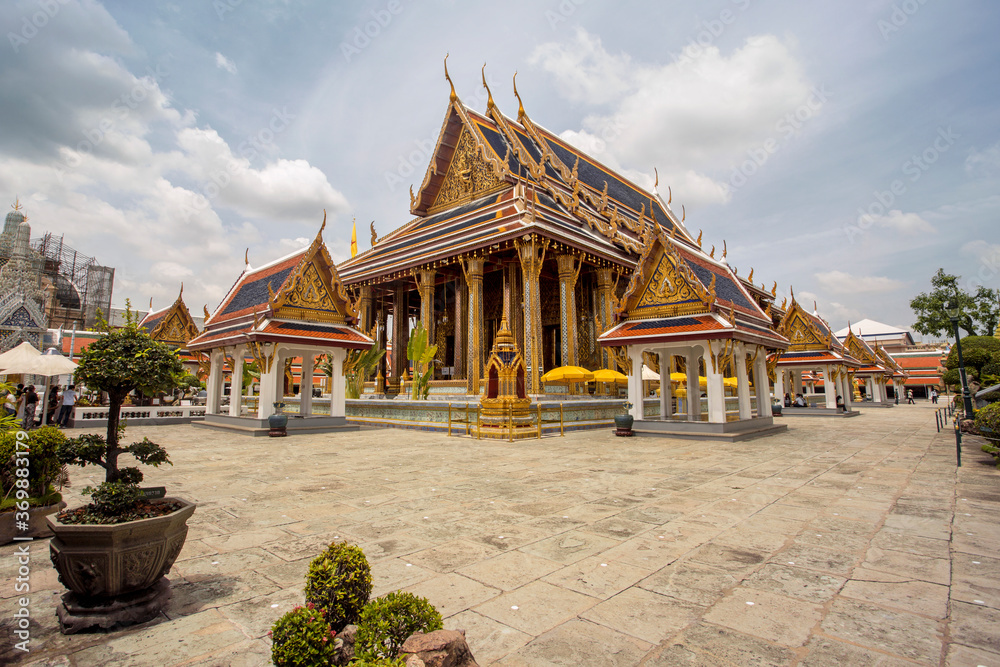 Bangkok, Thailand, Thursday, 6th Sihakom, 2020: Devils Protect the Grand Palace or Wat Phra Kaew, Wat Phra Si Ratanasadaram.