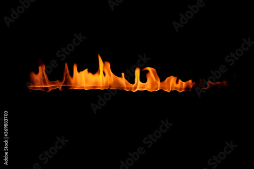 abstract very hot blaze fire flame texture on black background