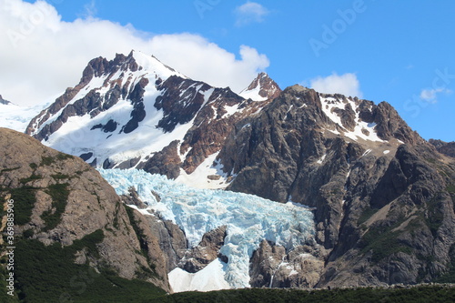 Glacier in Patagonia, Argentina, El Chalten