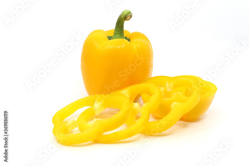 yellow bell peppers photo