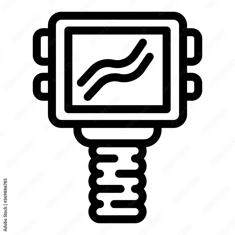 Thermal imager device icon. Outline thermal imager device vector icon for web design isolated on white background Thermal imager device icon. Outline thermal imager device vector icon for web design isolated on white background